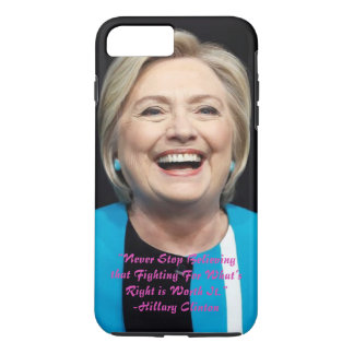 Capa iPhone 8 Plus/7 Plus Clinton-Resistência de Hillary