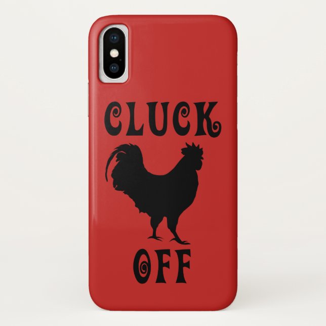 Capa Para iPhone, Case-Mate Cluck fora da galinha (Verso)