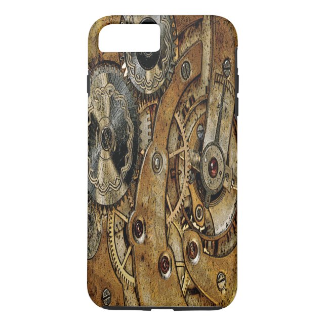 Capa Para iPhone, Case-Mate Cobre Steampunk Antiquado (Verso)