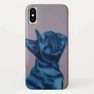 Capa Para iPhone Da Case-Mate Cobrir azul do iPhone de Frenchie