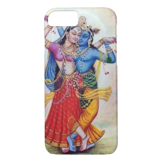 Capa Para iPhone, Case-Mate Cobrir de iPhone Radha-Krishna (Verso)