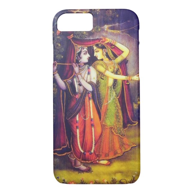 Capa Para iPhone, Case-Mate Cobrir de iPhone Radha-Krishna (Verso)