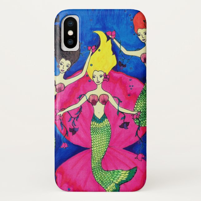 Capa Para iPhone, Case-Mate Cobrir de Iphone X da sereia (Verso)