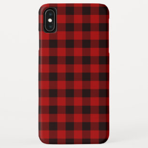 Capa Para iPhone Da Case-Mate Cobrir de Verificação do iPhone de Xadrez Vermel