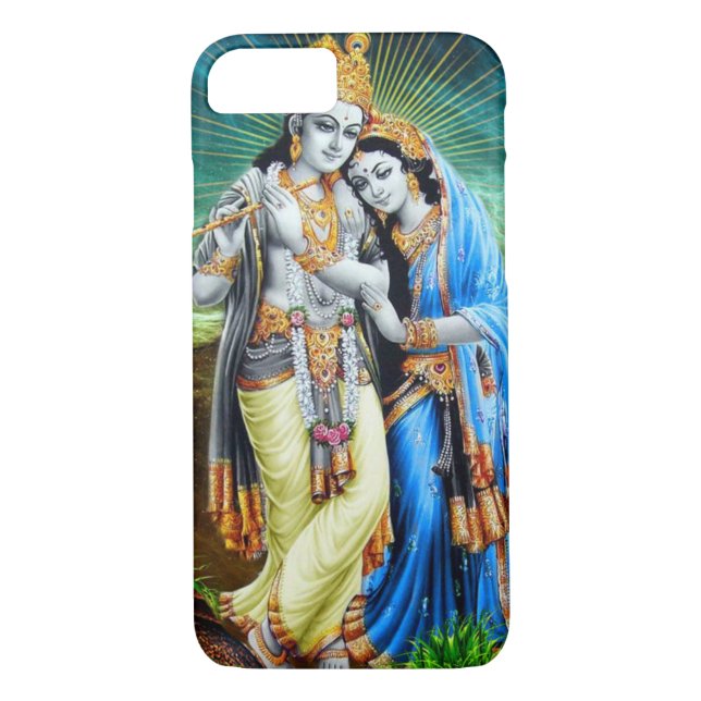 Capa Para iPhone, Case-Mate Cobrir do iPhone de Radha-Krishna (Verso)