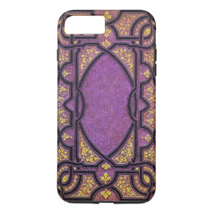 Capa Para iPhone Da Case-Mate Cobrir do Livro das Vinhas Roxo e Dourado