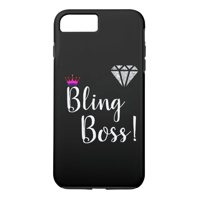 Capa Para iPhone, Case-Mate Cobrir do telefone do chefe de Bling! (Verso)