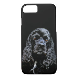Capa Para iPhone Da Case-Mate Cocker spaniel preto enfrenta