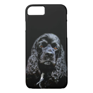 Capa Para iPhone Da Case-Mate Cocker spaniel preto enfrenta