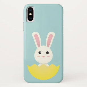 Capa Para iPhone X Coelhinho de Páscoa Bonito I
