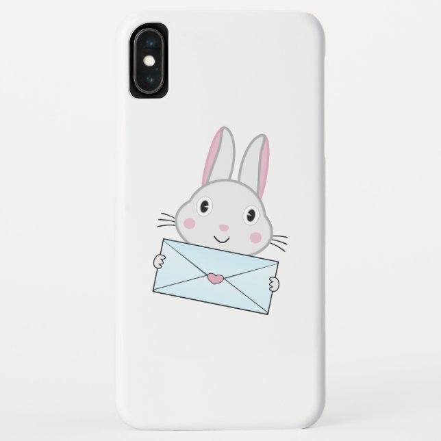 Capa Para iPhone, Case-Mate Coelho fofo e adorável segurando Carta de Amor (Verso)