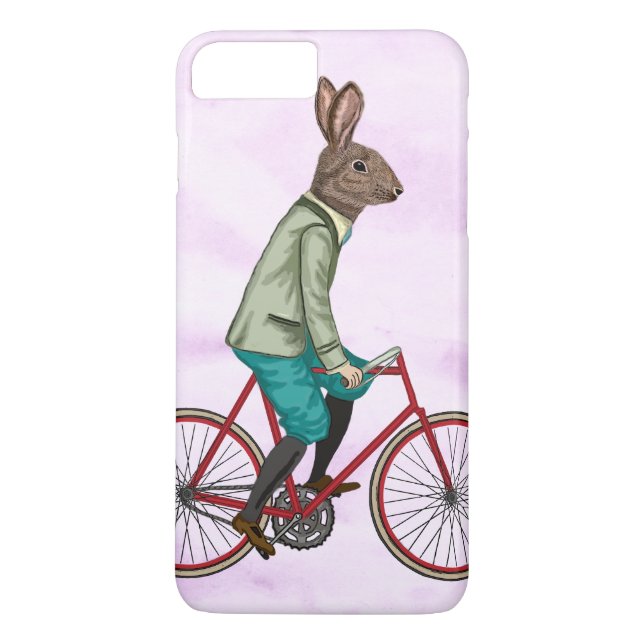 Capa Para iPhone, Case-Mate Coelho na bicicleta 3 (Verso)
