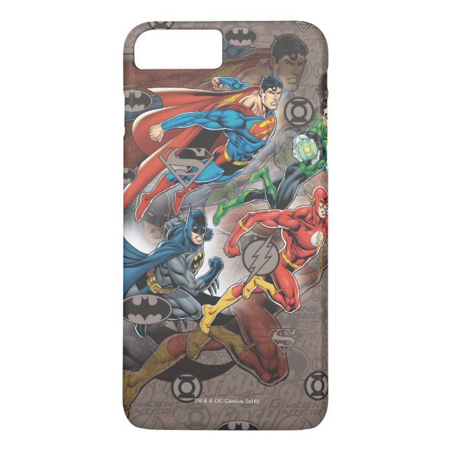 Capa Para iPhone, Case-Mate Colagem da Liga da Justiça (Verso)