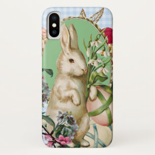 Capa Para iPhone Da Case-Mate Colagem de Coelhinhos e Ovos da Páscoa Vintage