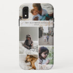 Capa Para iPhone Da Case-Mate Colagem de Fotografias Personalizada 5 do Smarble<br><div class="desc">Colagem Personalizada de Fotos 5 do Salão da Família, com Tipografia do Amor. Faz um presente moderno de na moda para familiares, mães, pais, avós e muito mais. Um presente que eles irão valorizar com suas fotografias pensativas de crianças, família ou animais de estimação! Capa de telefone personalizada! ~ Verifique...</div>