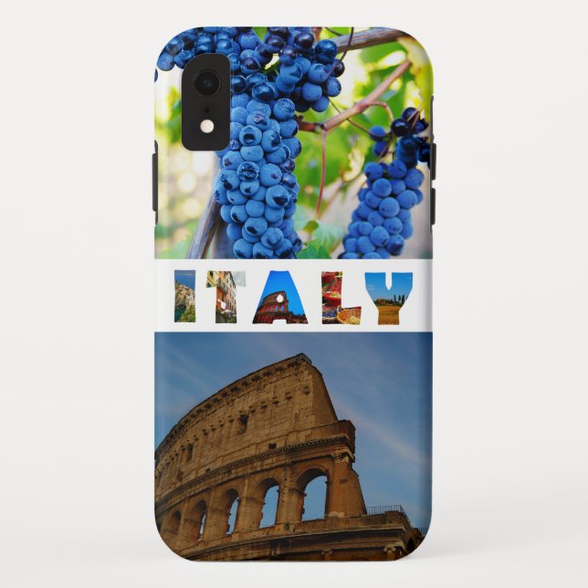 Capa Para iPhone, Case-Mate Colagem de Fotos Italiana de Férias (Verso)