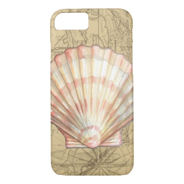 Capa Para iPhone, Case-Mate Colagem de Mapa Costeiro (Verso)