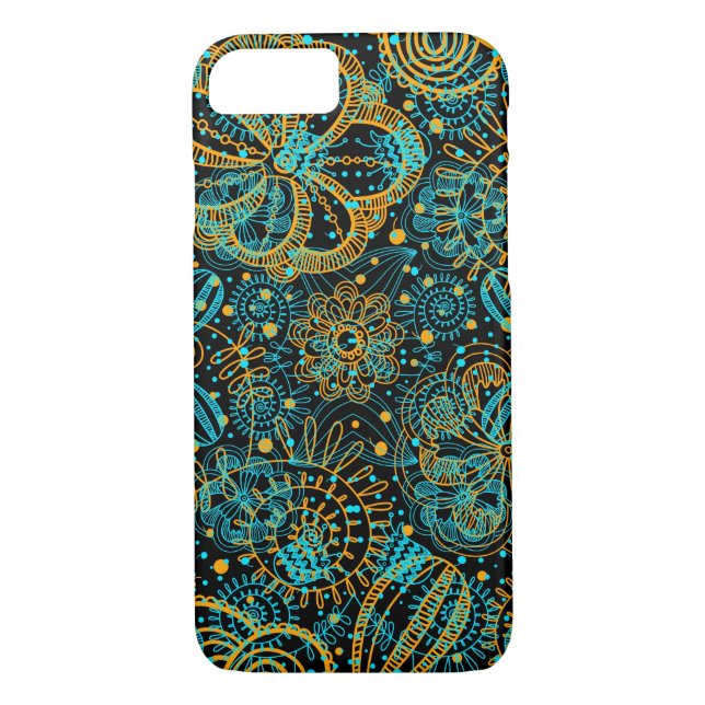 Capa Para iPhone, Case-Mate Colagem Floral Colorida (Verso)