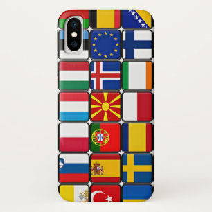 Capa Para iPhone Da Case-Mate Coleção de pavilhões internacionais, pavilhões mun