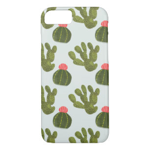 Capa iPhone 8/7 Coleção Llamarama   Padrão Cactus Cute