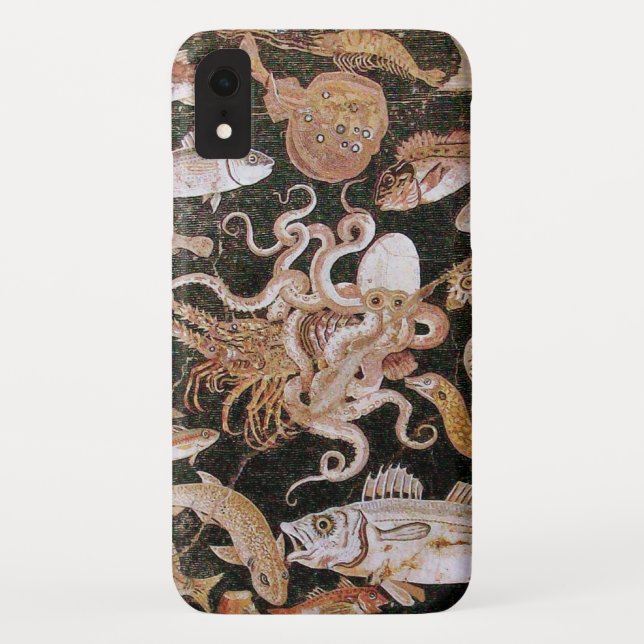 CAPA PARA iPhone, Case-Mate  COLEÇÃO POMPEII/OCEANO - CENA DA VIDA MARÍTIMA (Verso)