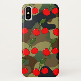 Capa Para iPhone Da Case-Mate Colheita de cerejas militares