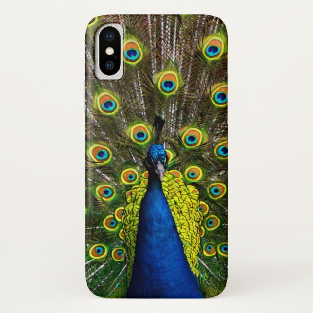 Capa Para iPhone, Case-Mate Colorful peacock (Verso)