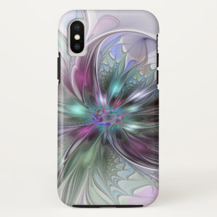 Capa Para iPhone Da Case-Mate Colorida Fantasy Abstrato Moderna Flor Fractal