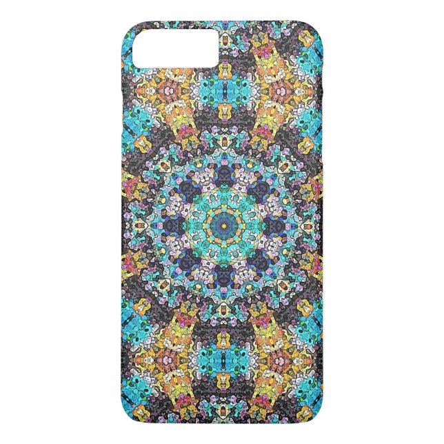 Capa Para iPhone, Case-Mate Colorido Grunge Mandala (Verso)