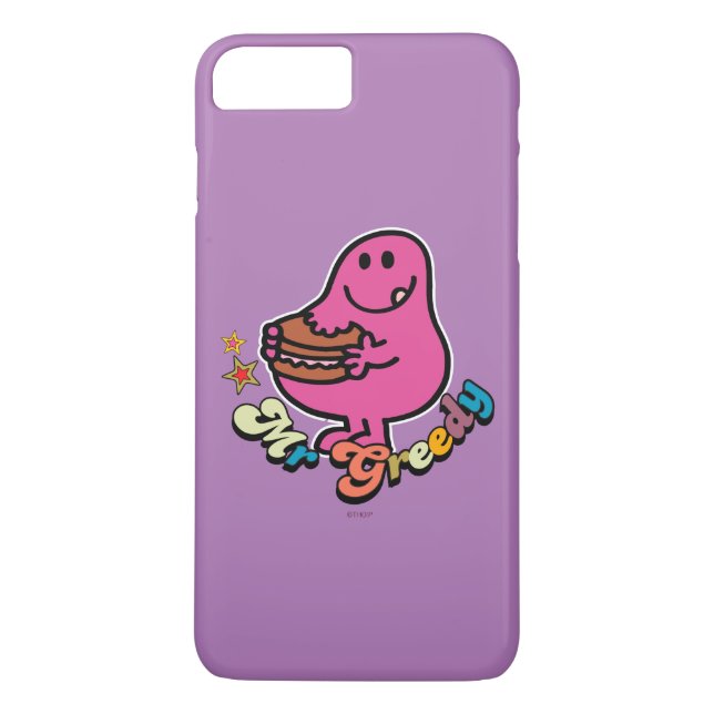 Capa Para iPhone, Case-Mate Colorido Sr. Greedy Eating (Verso)
