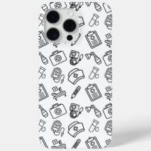 Capa para iPhone Case-Mate com ícone de Enfermeira