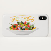 Coma seus vegetais Cite salada fresca misturar tig