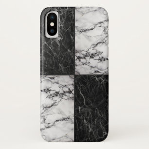 Capa Para iPhone Da Case-Mate Combinação De Textura De Pedra Branca E Preta Do M
