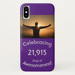 Capa Para iPhone Da Case-Mate Comemorando 21.915 Dias de Incrível Aniversário