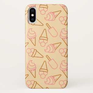 Capa Para iPhone Da Case-Mate Comida de Verão bonita com contornos de sorvete de