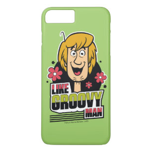 Capa iPhone 8 Plus/7 Plus "Como gráfico desgrenhado do homem Groovy"