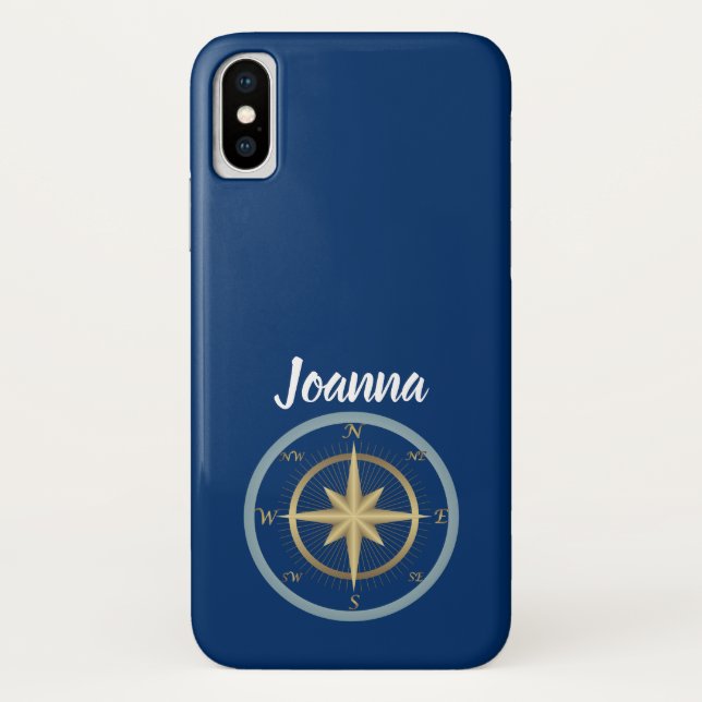 Capa Para iPhone, Case-Mate Compass Náutico (Verso)