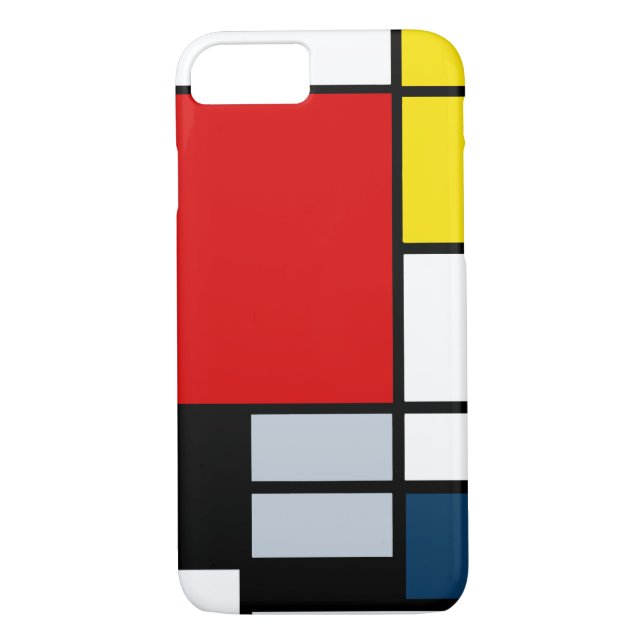 Capa Para iPhone, Case-Mate Composição alta do Res Piet Mondrian (Verso)
