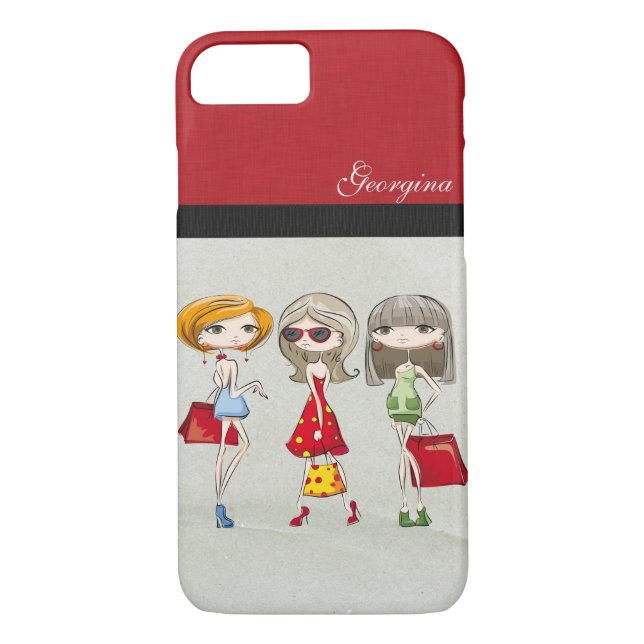 Capa Para iPhone, Case-Mate Compra feminino feita sob encomenda personalizada (Verso)
