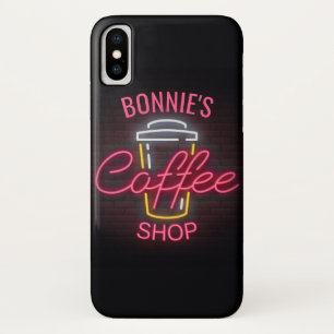 Capa Para iPhone Da Case-Mate Compro de Café Personalizado do Estilo Neon do NO