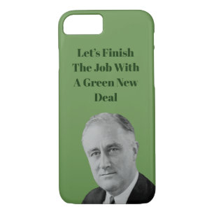 Capa iPhone 8/7 Concluir O Novo Acordo Verde Do Trabalho