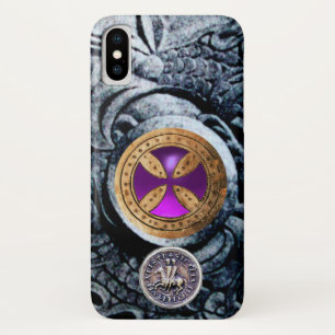 CAPA PARA iPhone DA Case-Mate CONSERVAÇÃO CRUZADA E SELO DO MODELO KNIGHTS