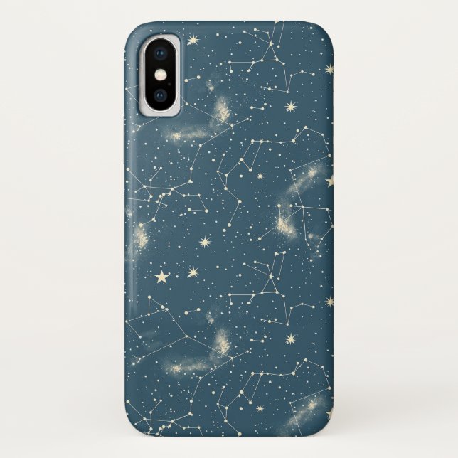 Capa Para iPhone, Case-Mate Constelação Celestial - Noite Estelar (1) (Verso)
