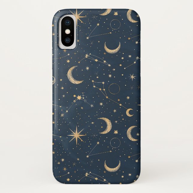 Capa Para iPhone, Case-Mate Constelação Celestial - Noite Estelar (4) (Verso)