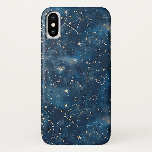 Capa Para iPhone, Case-Mate Constelação Celestial - Noite Estelar (6) (Verso)