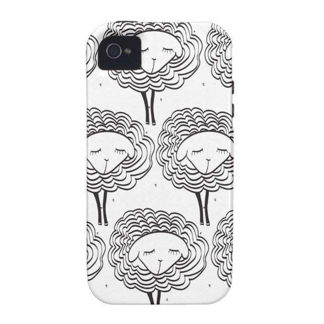 Capa Para iPhone, Case-Mate contando carneiros (Traseira)