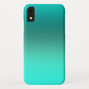 Capa Para iPhone Da Case-Mate Cor do Gradiente de Turquesa Teal