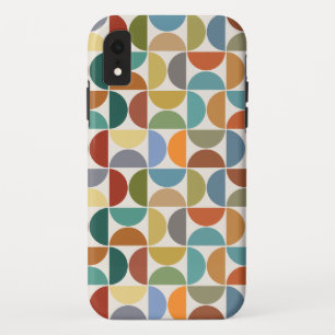 Capa Para iPhone Da Case-Mate Cor do Padrão de Semicírculos do MCM na Creme