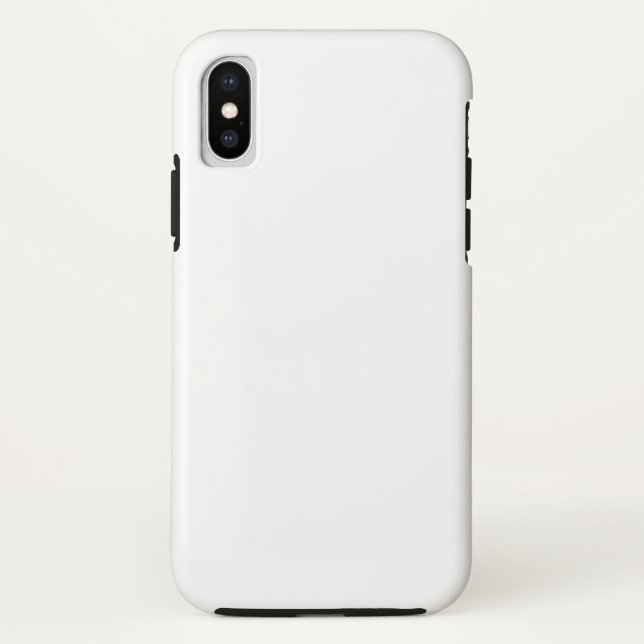 Capa Para iPhone, Case-Mate Cor simples branca (Verso)