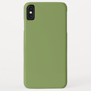 Capa Para iPhone Da Case-Mate Cor Sólida de Fundo Verde do Moss Personalize isso